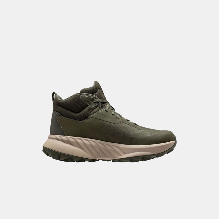 Helly Hansen Men's Awe Hiker Mid HELLY TECH® Boots product view 2 — Utility Green