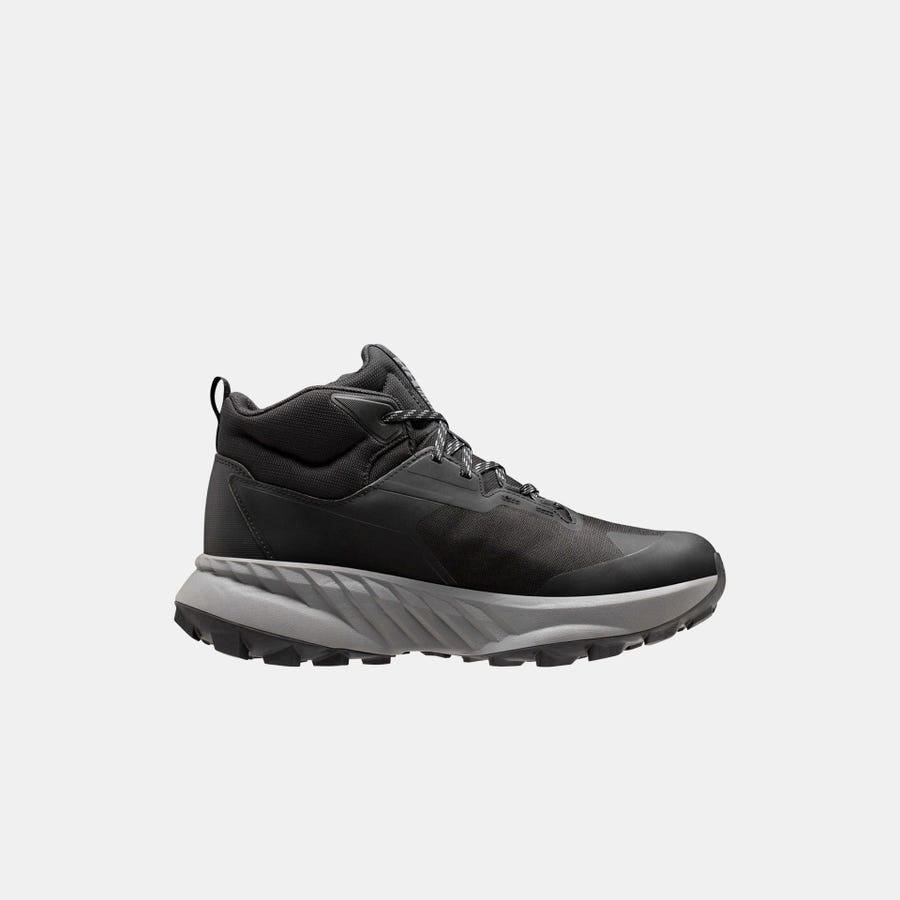 Helly Hansen Men's Awe Hiker Mid HELLY TECH® Boots product view 2 — Black / Quiet Shade
