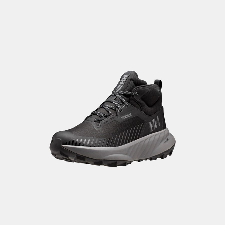 Helly Hansen Men's Awe Hiker Mid HELLY TECH® Boots product view 6 — Black / Quiet Shade