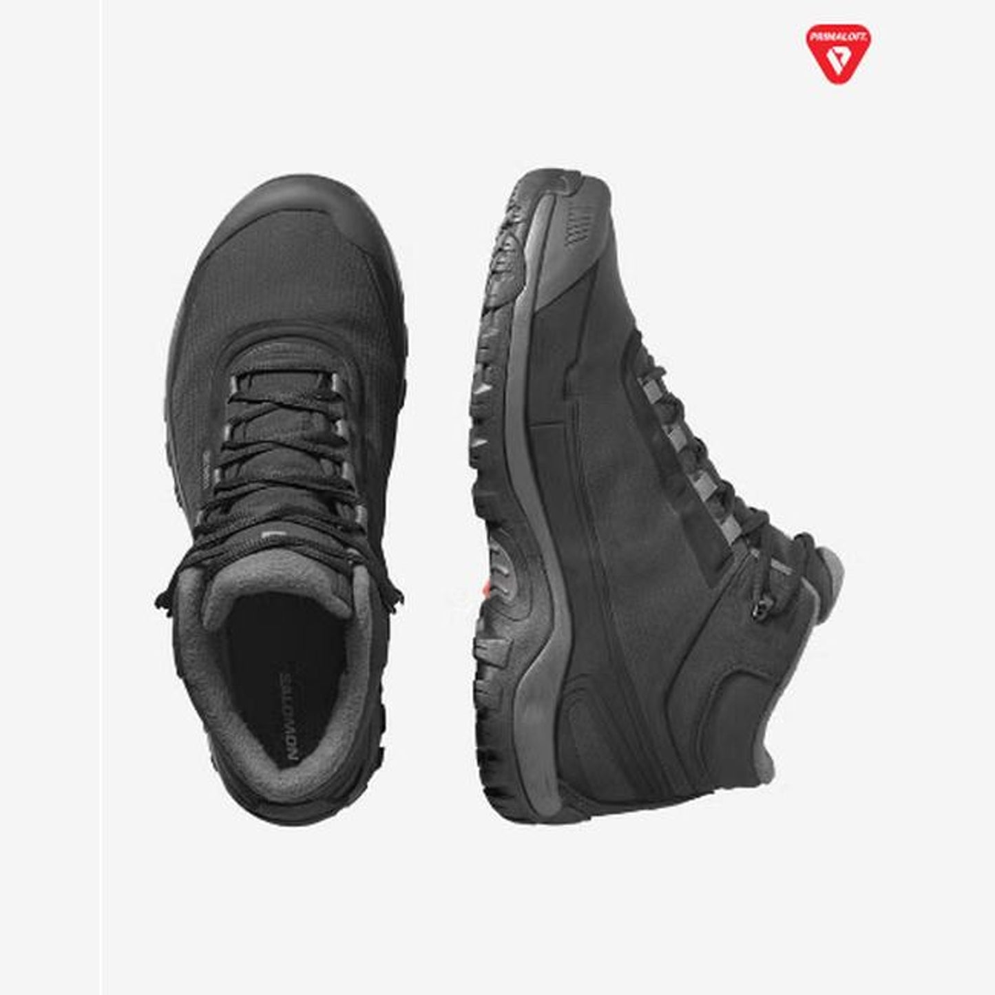 Salomon Shelter Waterproof Men - top or pair view - Black