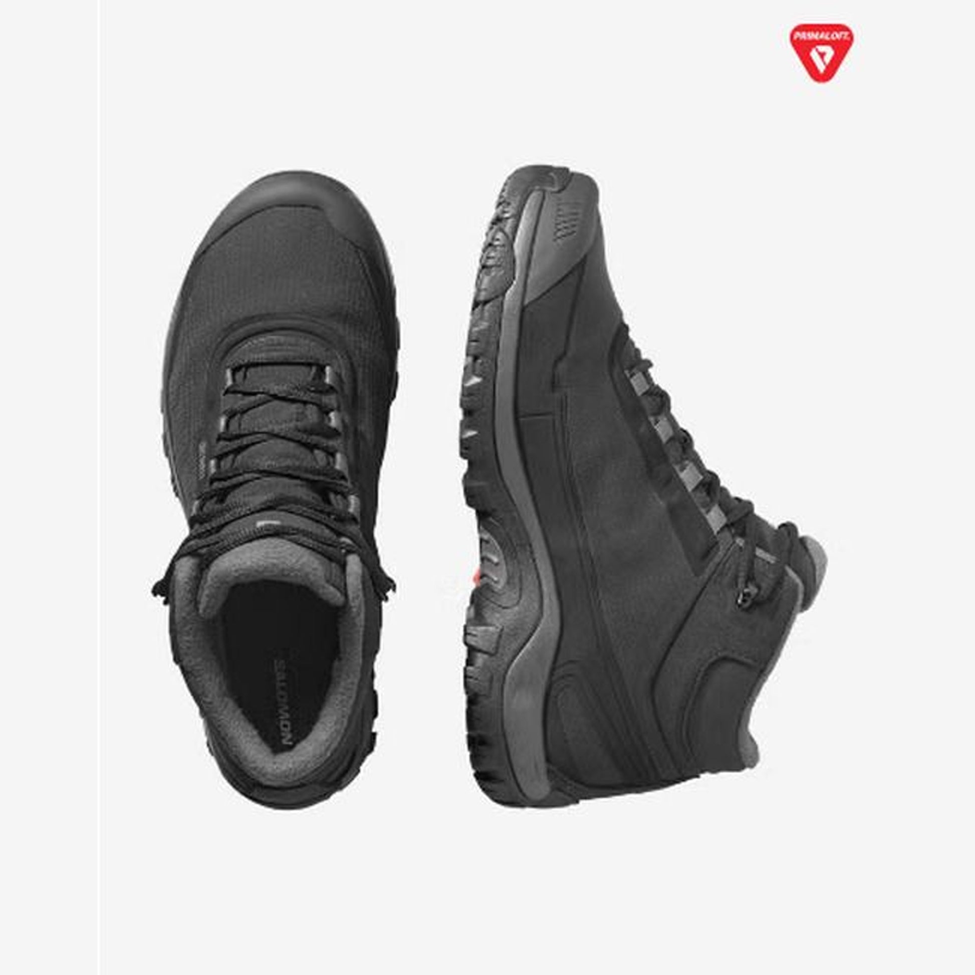 Salomon Shelter Waterproof Men - top or pair view - Black