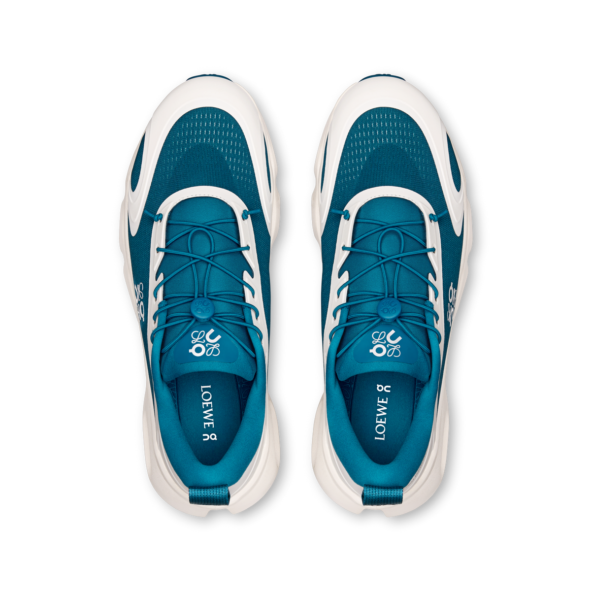 On Cloudsolo LOEWE Men product view 2 — Teal | Eggshell