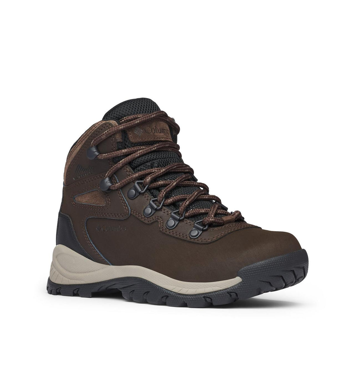 Columbia Newton Ridge Plus Waterproof Hiking Boots Women product view 4 — Cordovan, Crown Jewel