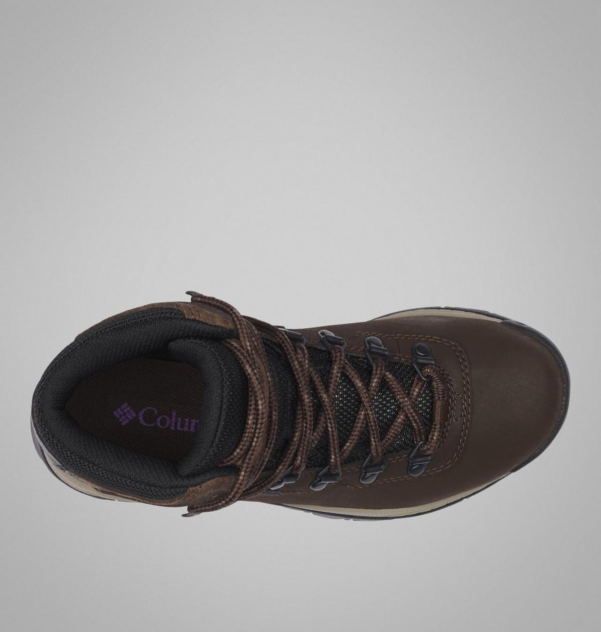 Columbia Newton Ridge Plus Waterproof Hiking Boots Women product view 5 — Cordovan, Crown Jewel