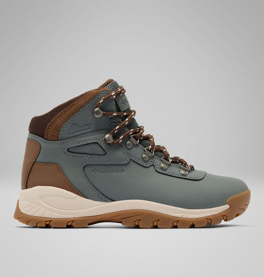 Columbia Newton Ridge Plus Waterproof Hiking Boots Women product view 1 — Sedona Sage, Nutmeg