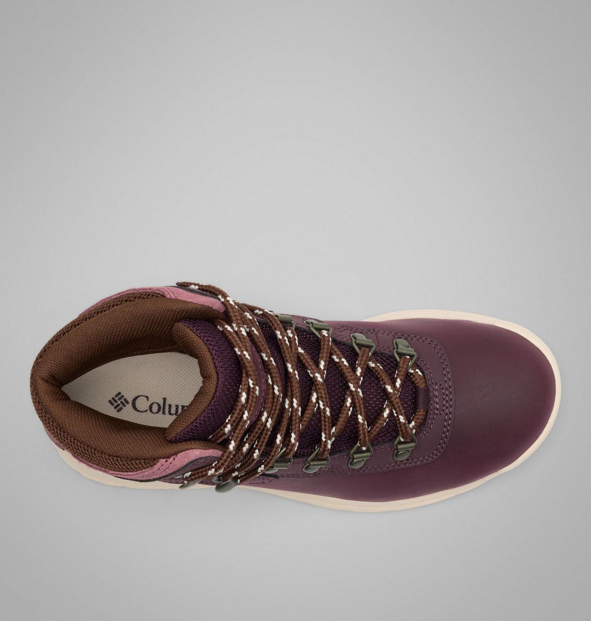 Columbia Newton Ridge Plus Waterproof Hiking Boots Women product view 4 — Moonvista, Antique Mauve