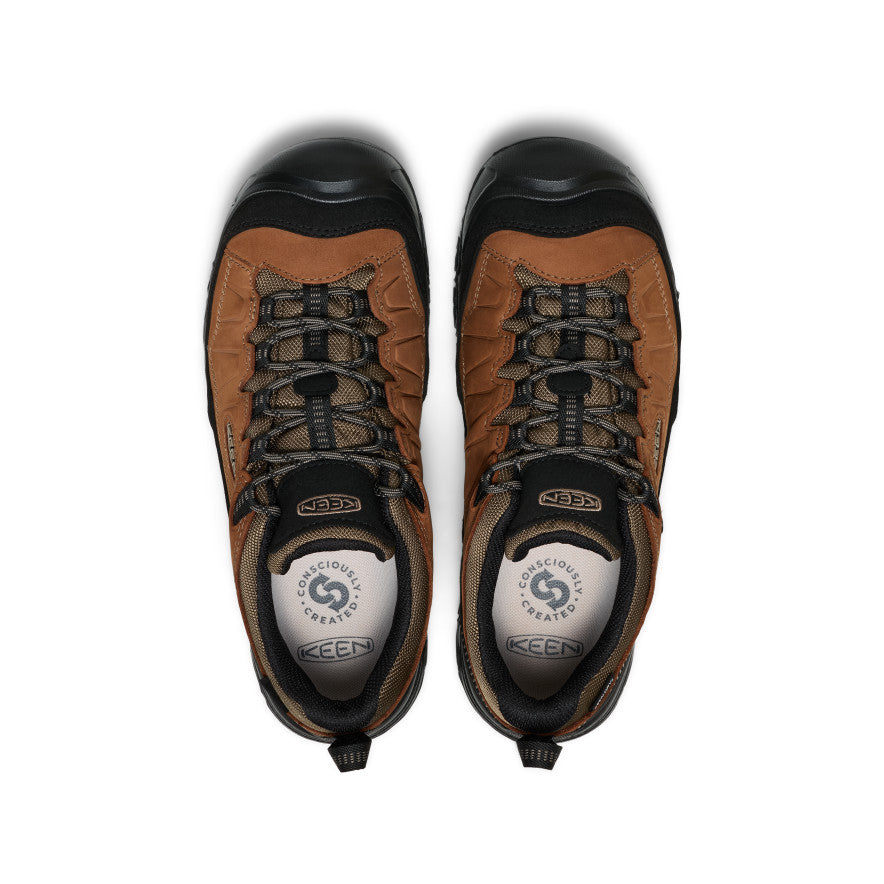 KEEN Targhee IV Waterproof Hiking Shoe Men product view 4 — Bison/Black