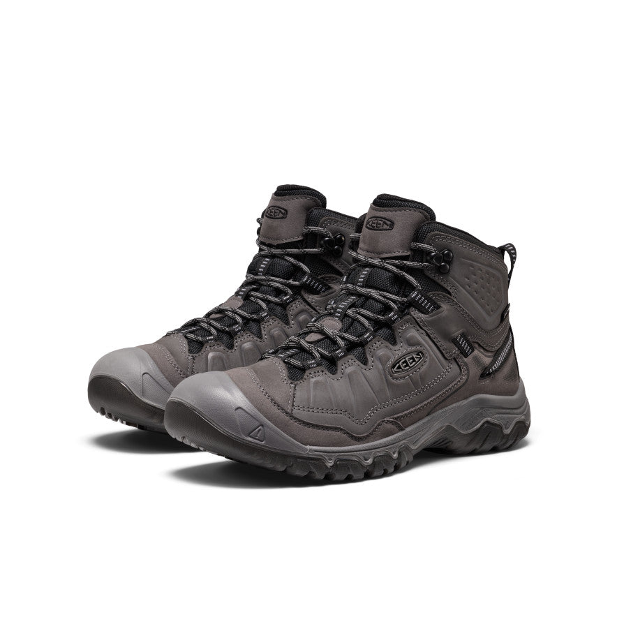 KEEN Targhee IV Waterproof Hiking Boot Men product view 2 — Magnet/Black