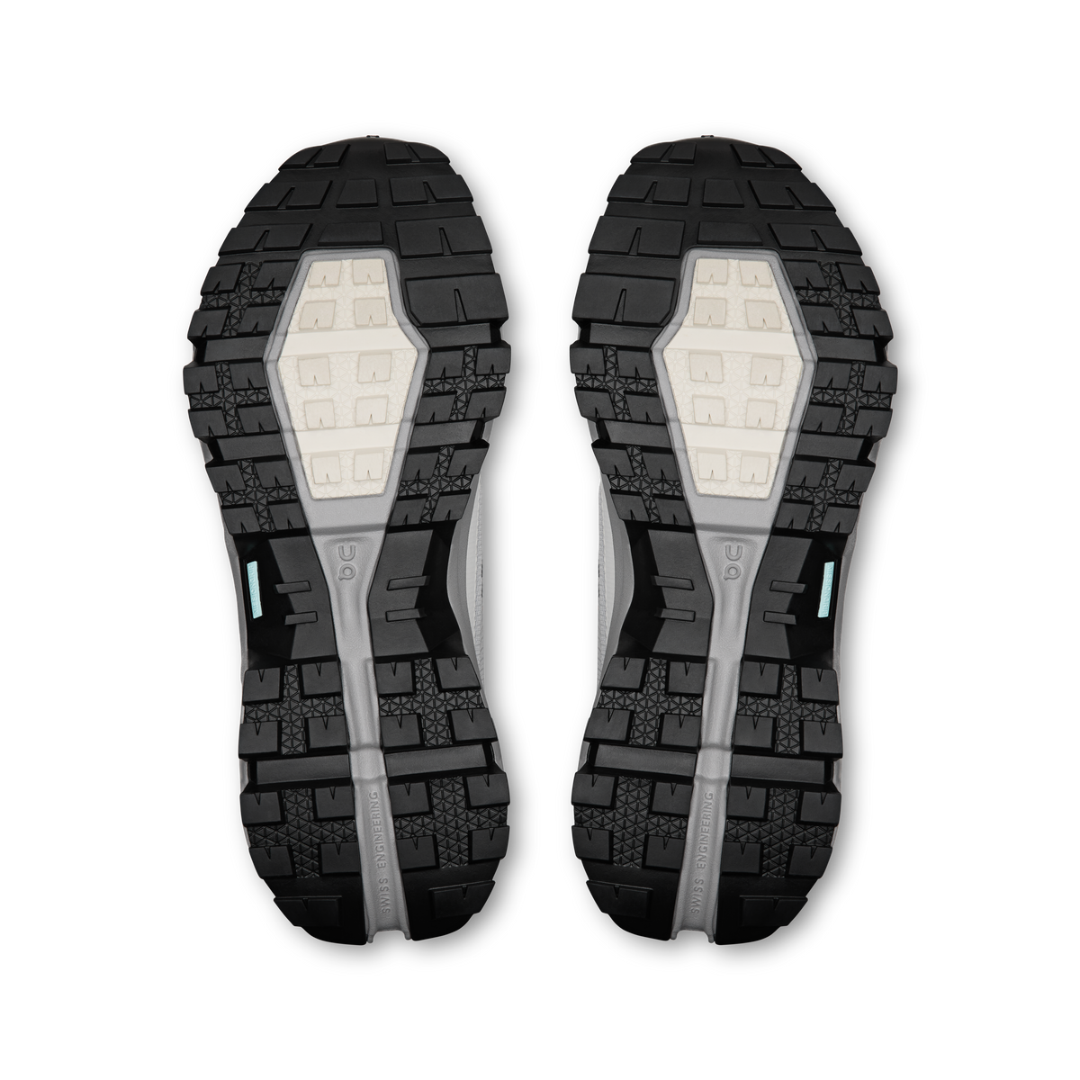 On Cloudrock Mid Waterproof Women product view 3 — Glacier | Alloy