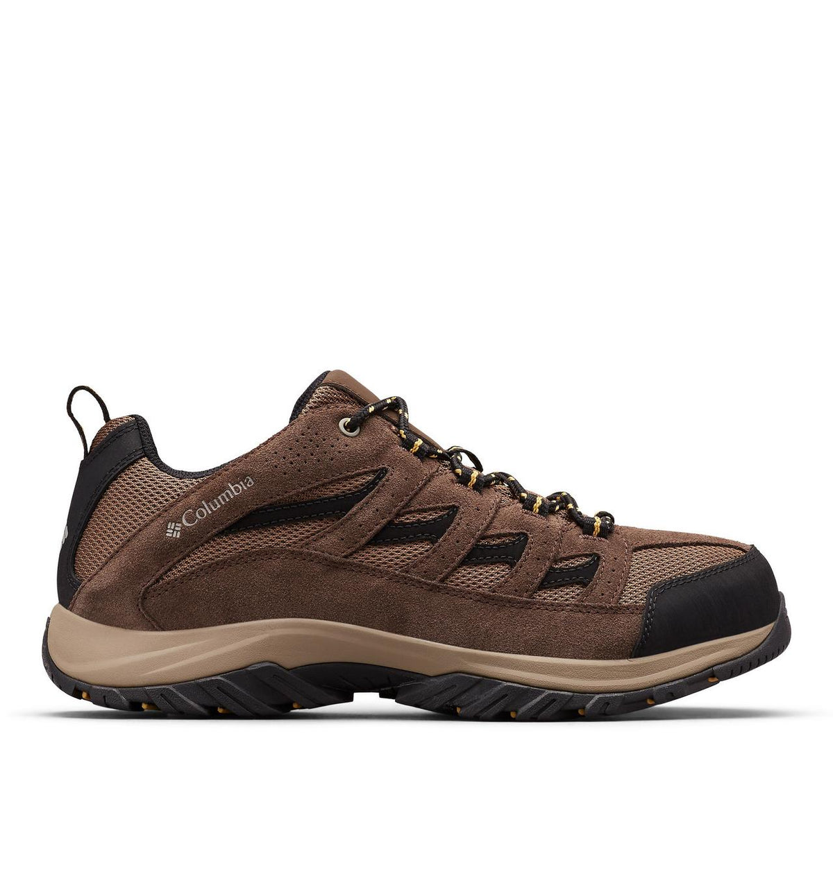 Columbia Crestwood Hiking Shoes Men product view 3 — Dark Brown, Baker