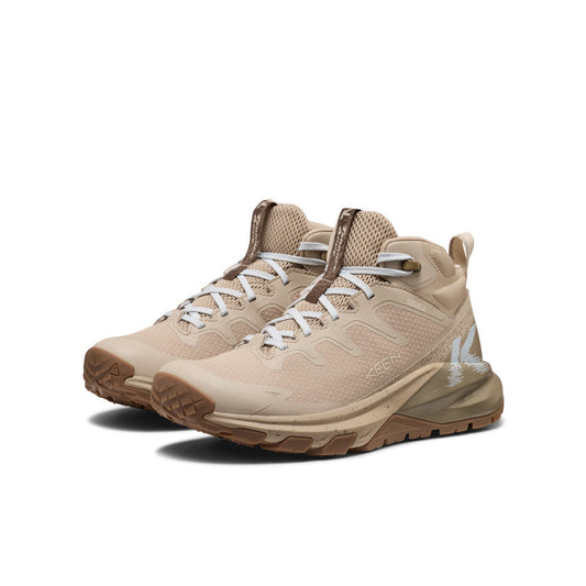 KEEN Targhee Apex Waterproof Hiking Boot Women product view 2 — Plaza Taupe/Skyway