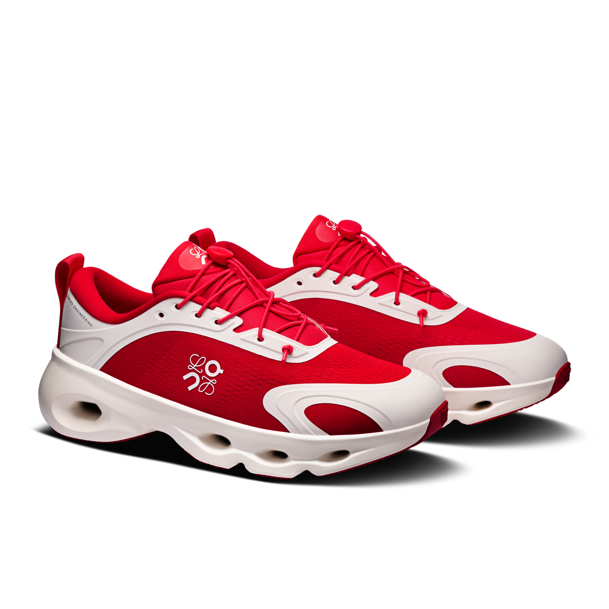 On Cloudsolo LOEWE Women product view 6 — Red | Eggshell