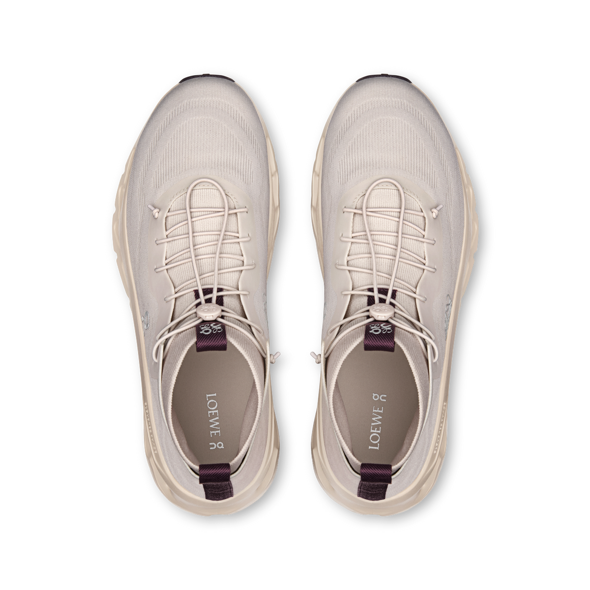 On Cloudtilt Hi LOEWE Men product view 2 — Sand | Oatmeal | Plum