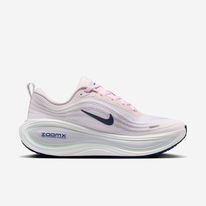 Nike Vomero Plus Women product view 3 — Pearl Pink/White/Barely Green/Midnight Navy