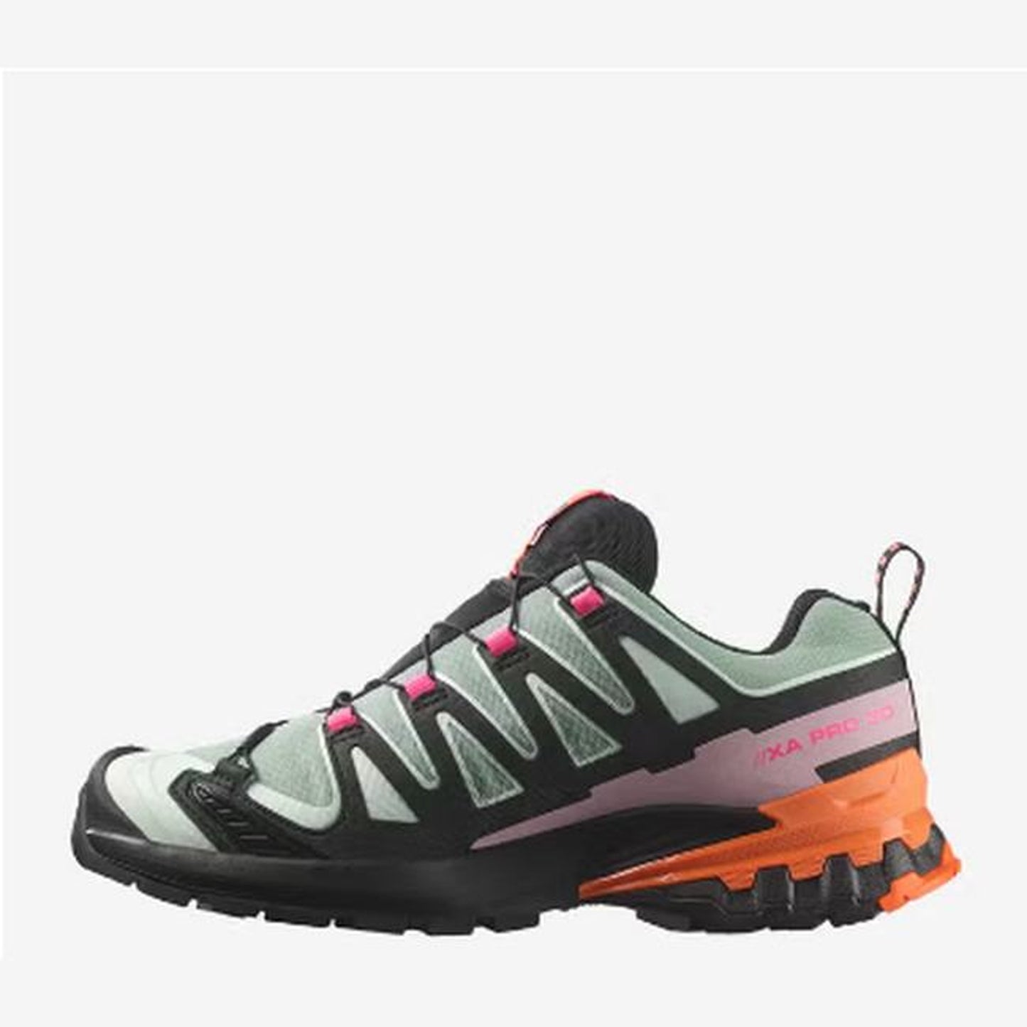 Salomon XA Pro 3D V9 GORE-TEX Neon Void Women - rear or lifestyle view - Pink