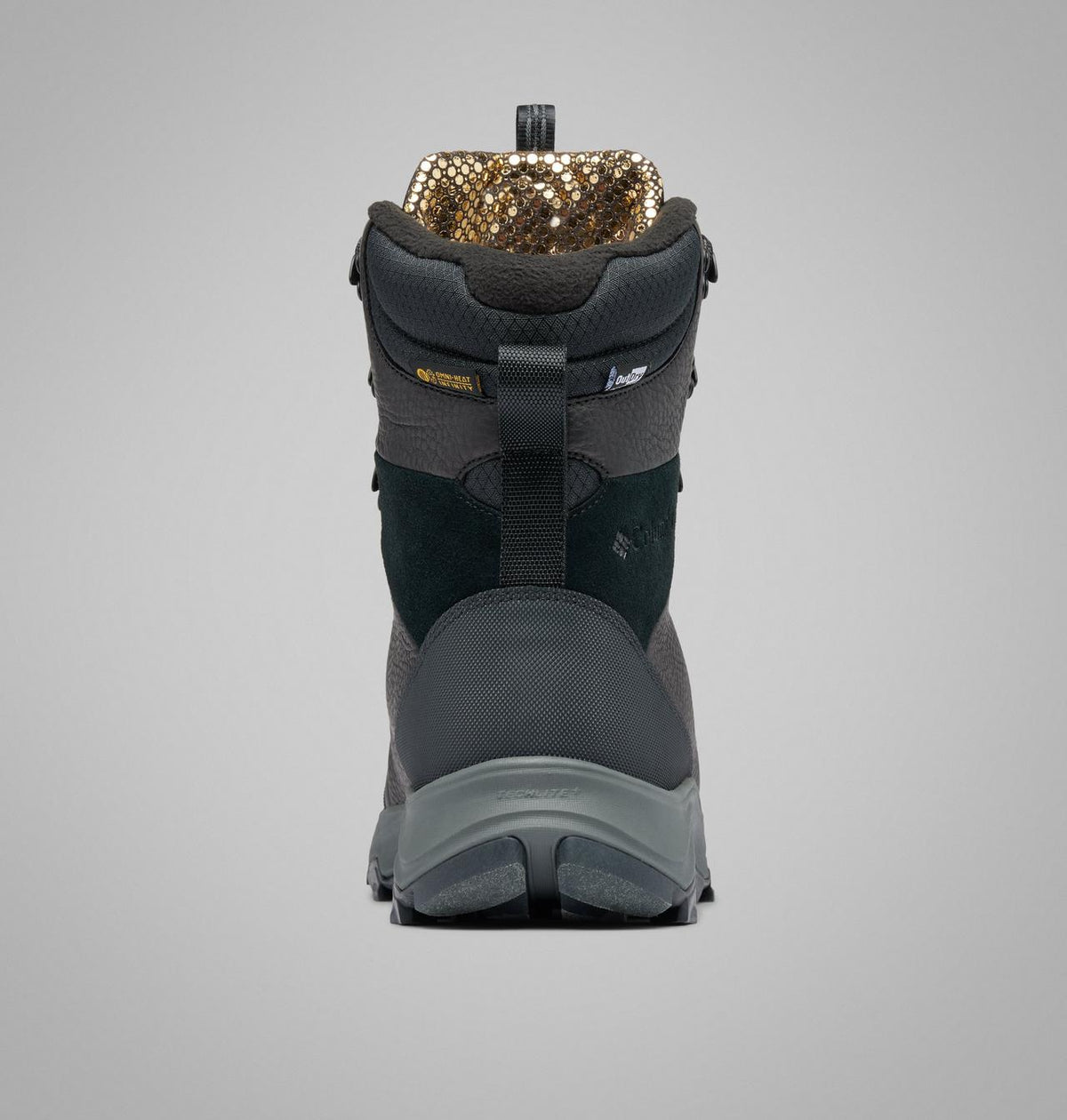 Columbia Expeditionist Extreme OutDry Winter Boots Men product view 2 — Black, Grill