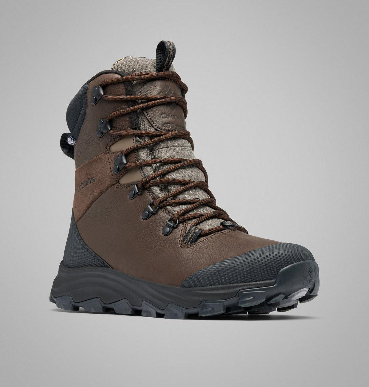 Columbia Expeditionist Extreme OutDry Winter Boots Men product view 3 — Cordovan, Mud