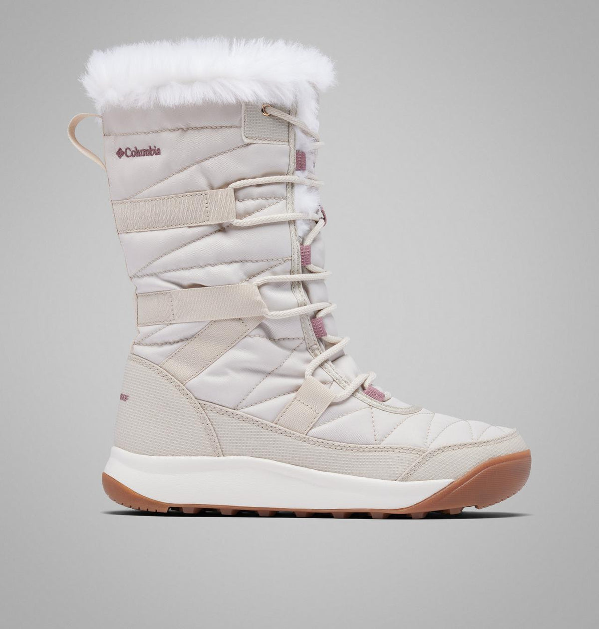 Columbia Minx IV Waterproof Tall Snow Boots Women product view 1 — Dark Stone, Fig