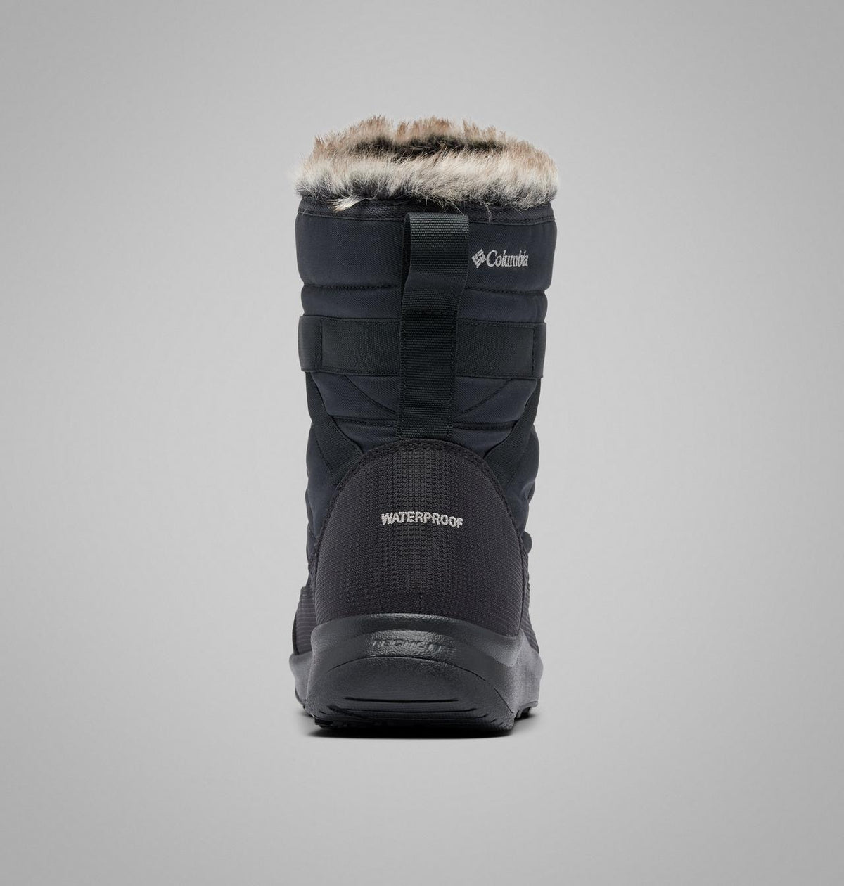Columbia Minx Shorty IV Waterproof Snow Boots Women product view 2 — Black, Titanium II