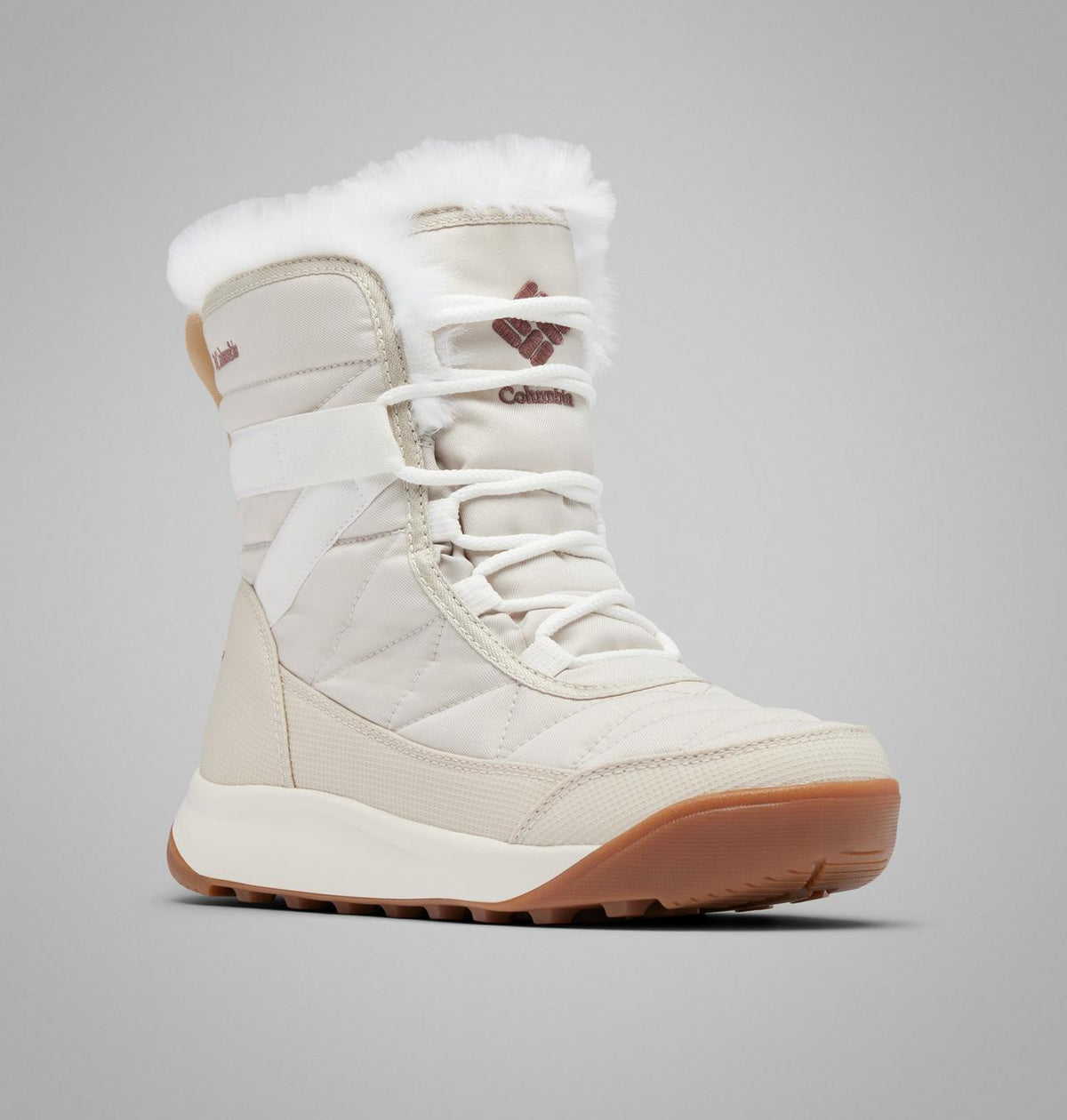 Columbia Minx Shorty IV Waterproof Snow Boots Women product view 3 — Dark Stone, Fig