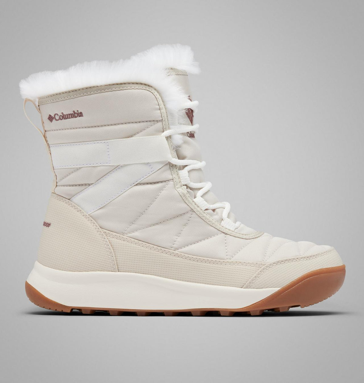 Columbia Minx Shorty IV Waterproof Snow Boots Women product view 1 — Dark Stone, Fig