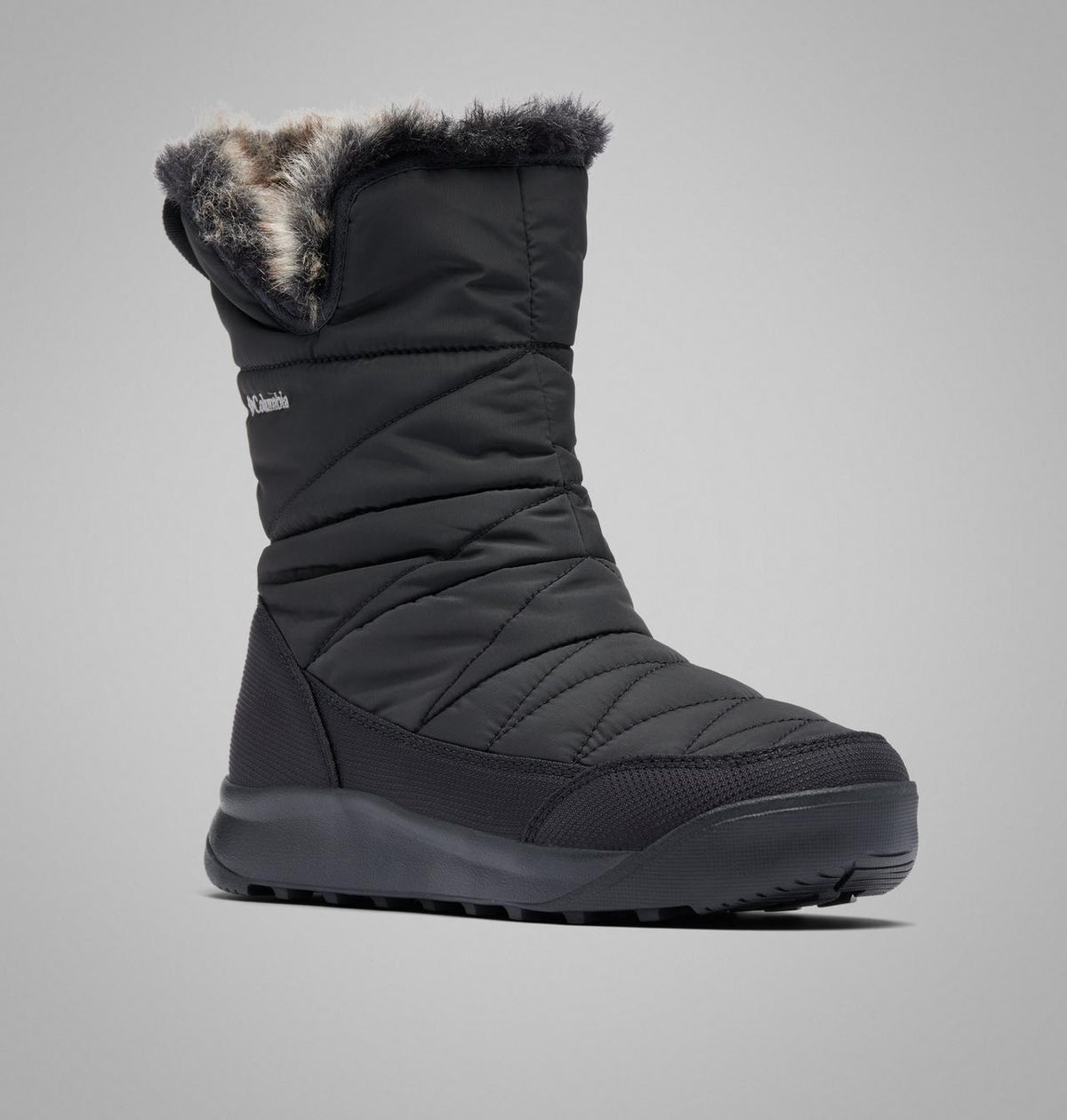 Columbia Minx Slip V Snow Boots Women product view 3 — Black, Ti Titanium