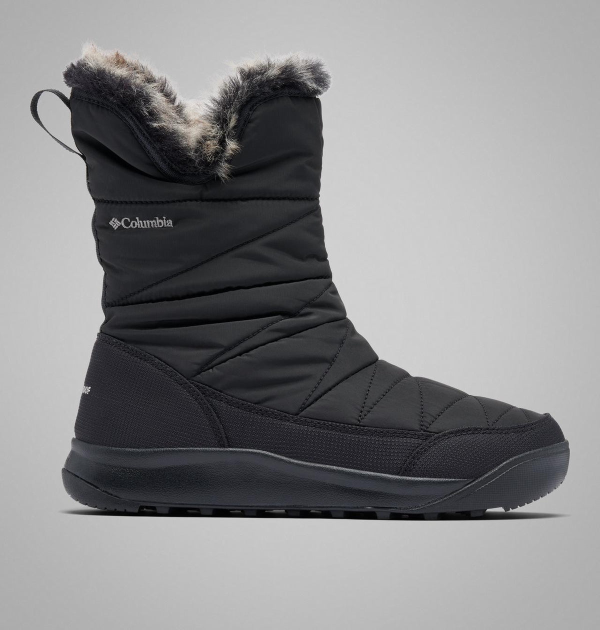 Columbia Minx Slip V Snow Boots Women product view 1 — Black, Ti Titanium