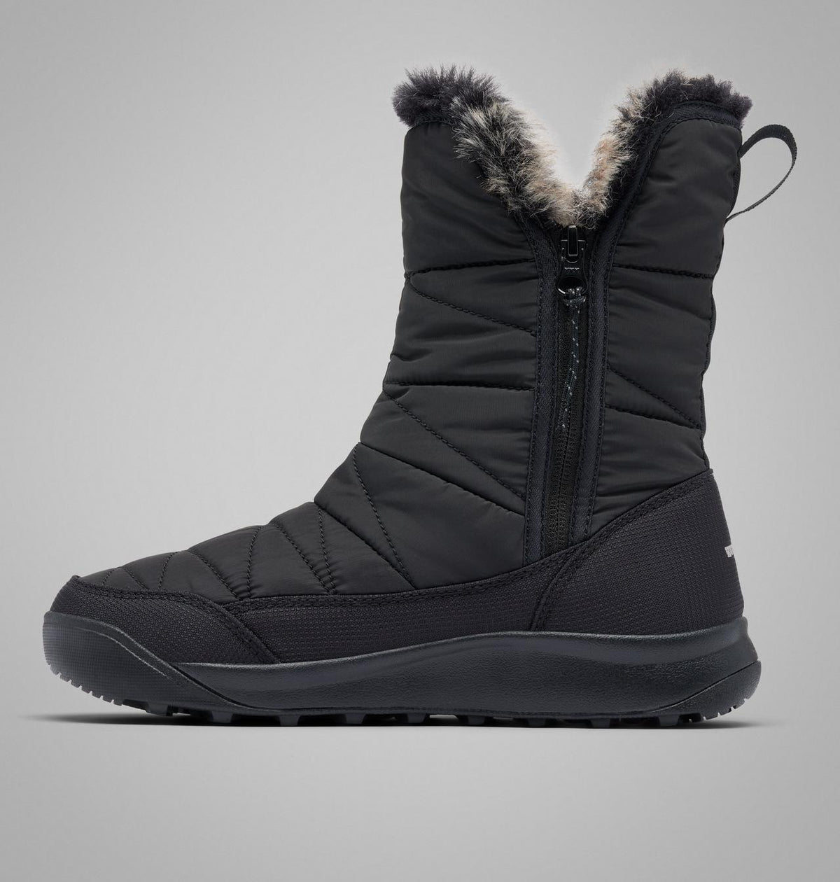 Columbia Minx Slip V Snow Boots Women product view 6 — Black, Ti Titanium