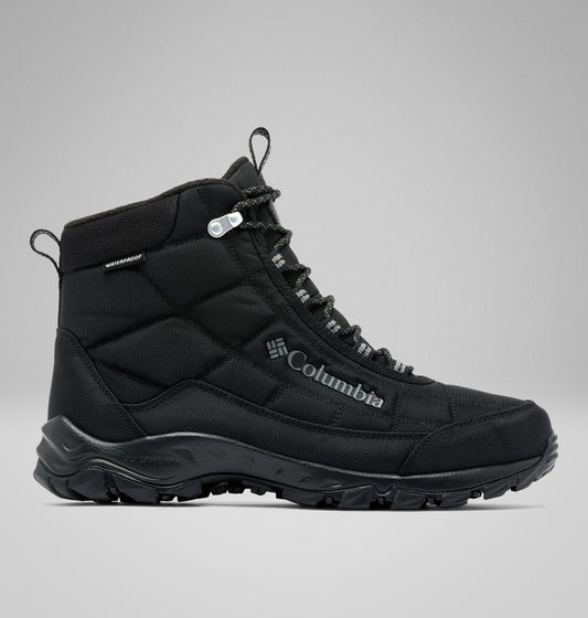 Columbia Firecamp II Waterproof Winter Boots Men product view 1 — Black, City Grey