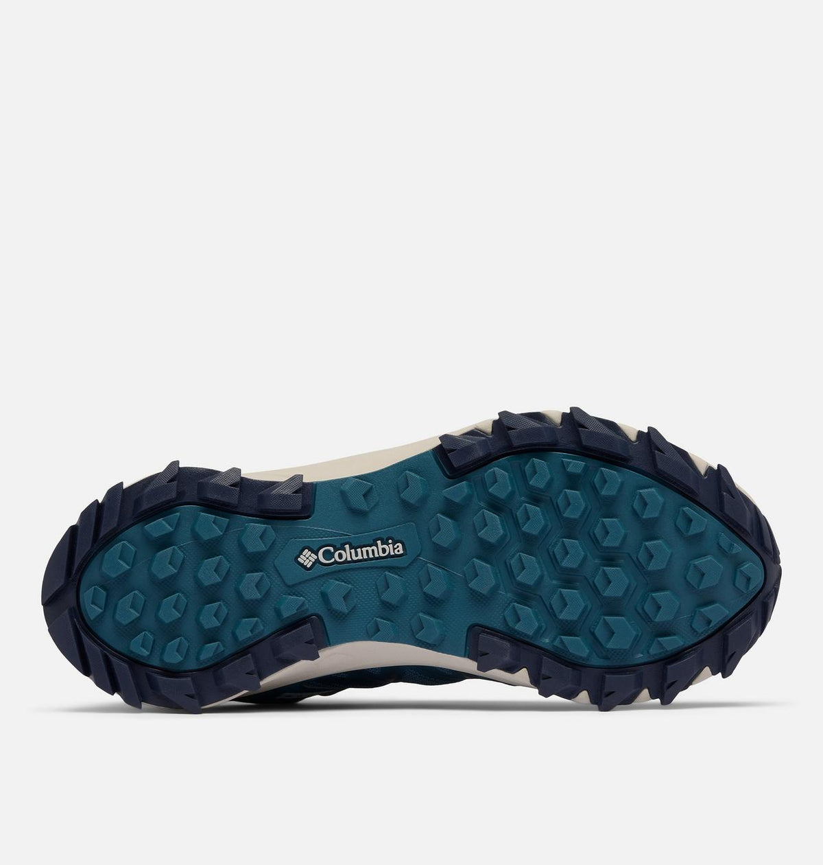 Columbia Peakfreak II Mid OutDry Hiking Shoes Women product view 5 — Blue Heron, Skylight