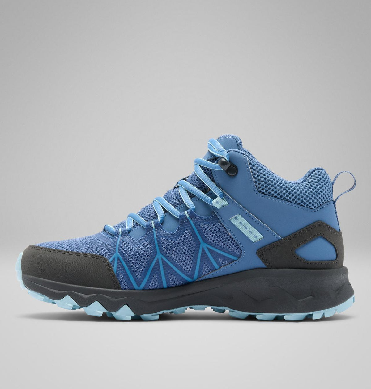 Columbia Peakfreak II Mid OutDry Hiking Shoes Women product view 6 — Blue Dusk, Marine Light