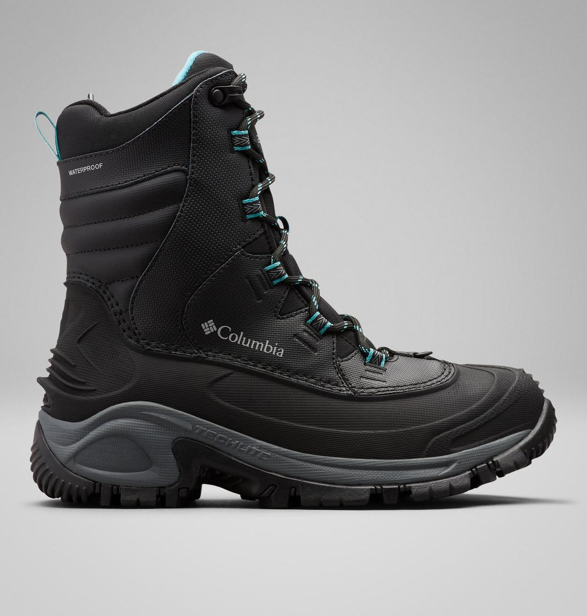 Columbia Bugaboot III Waterproof Snow Boots Women product view 1 — Black, Pacific Rim