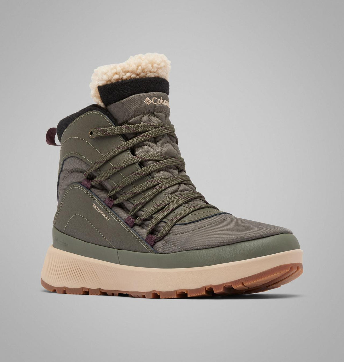 Columbia Red Hills II Omni-Heat Waterproof Winter Boots Women product view 3 — Alpine Tundra, Moonvista