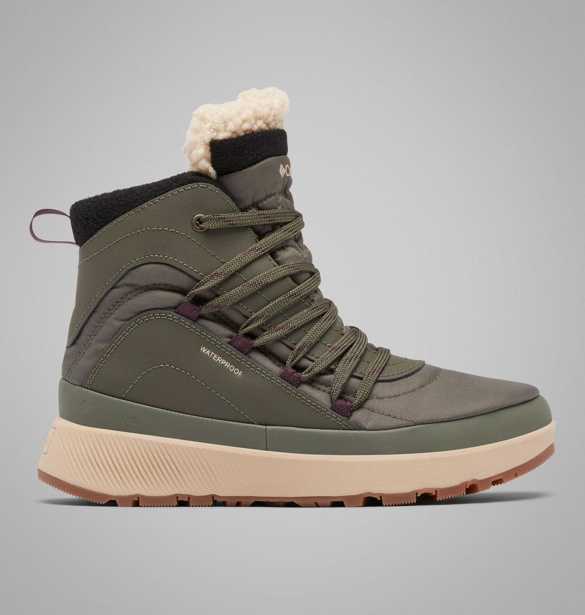 Columbia Red Hills II Omni-Heat Waterproof Winter Boots Women product view 1 — Alpine Tundra, Moonvista