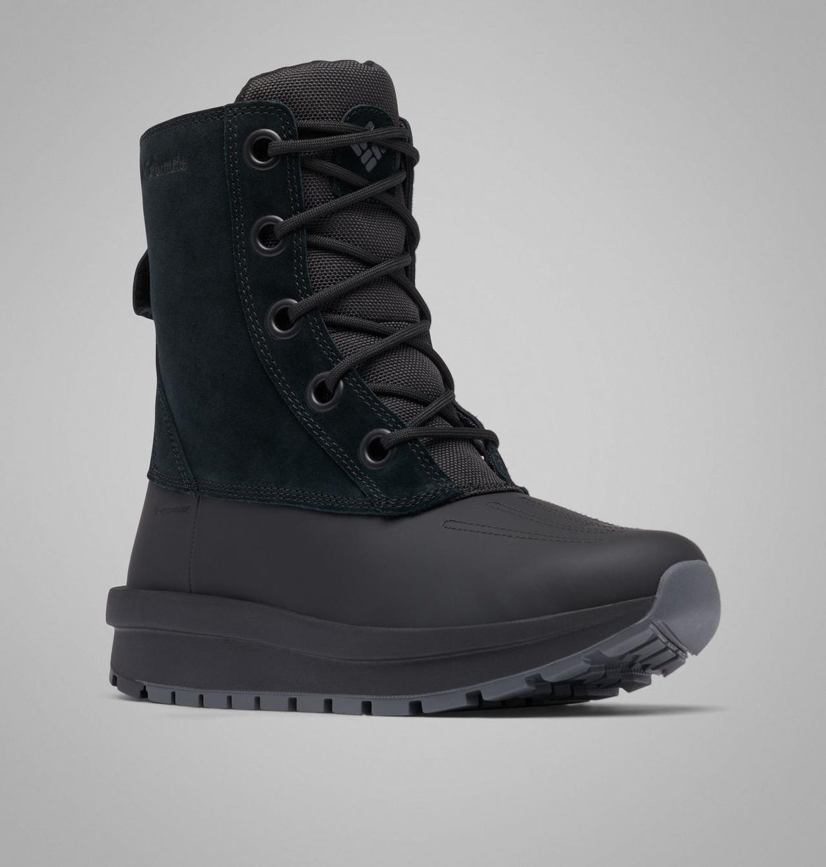 Columbia Moritza Shield II Omni-Heat Waterproof Snow Boots Women product view 3 — Black, Graphite