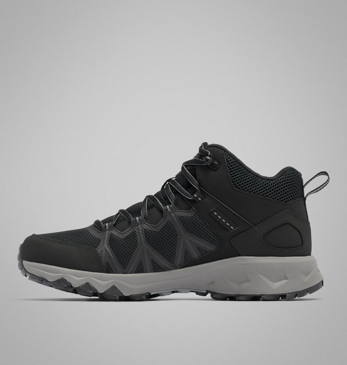 Columbia Peakfreak II Mid OutDry Hiking Shoes Men product view 6 — Black, Titanium II