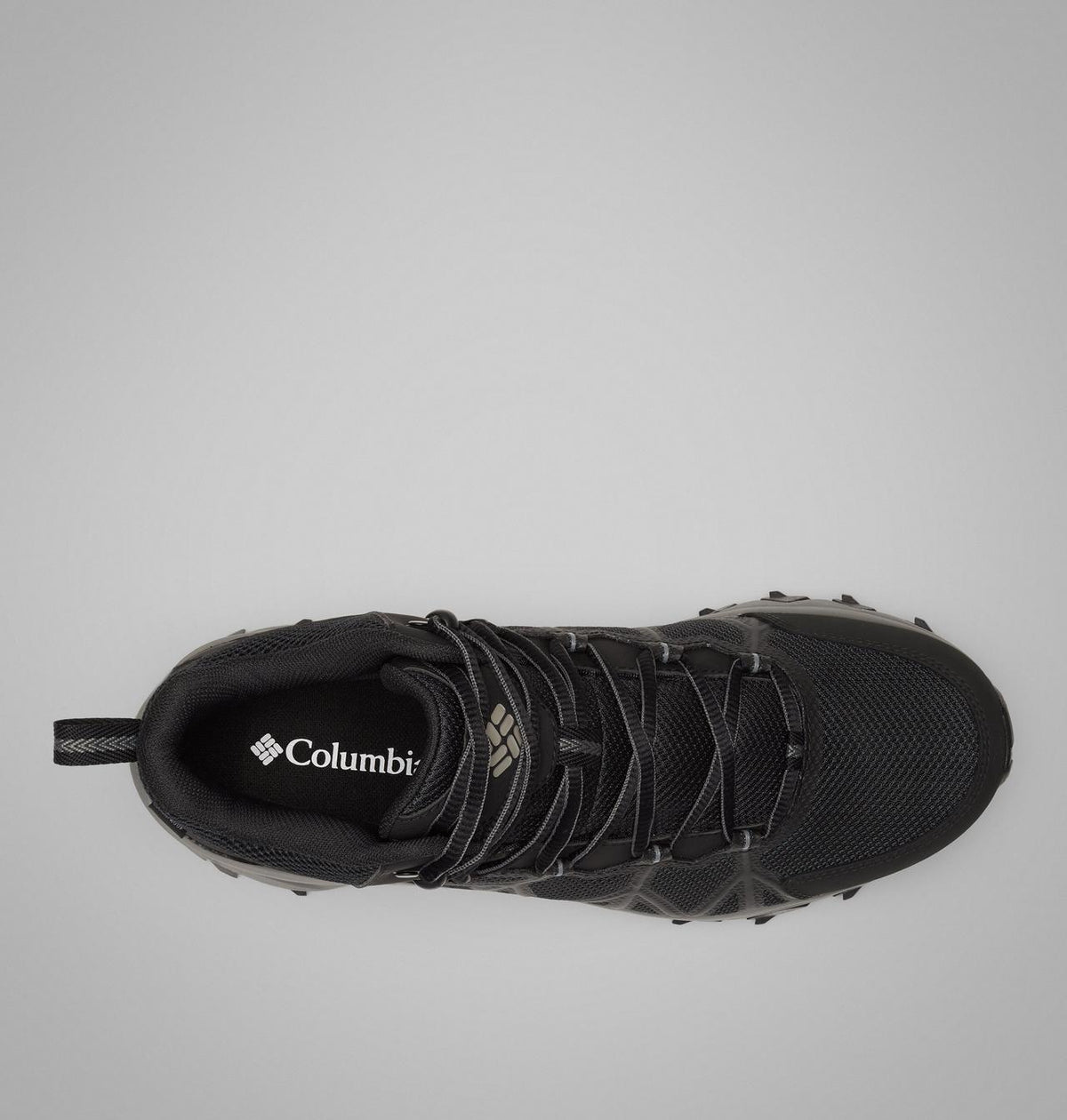 Columbia Peakfreak II Mid OutDry Hiking Shoes Men product view 4 — Black, Titanium II