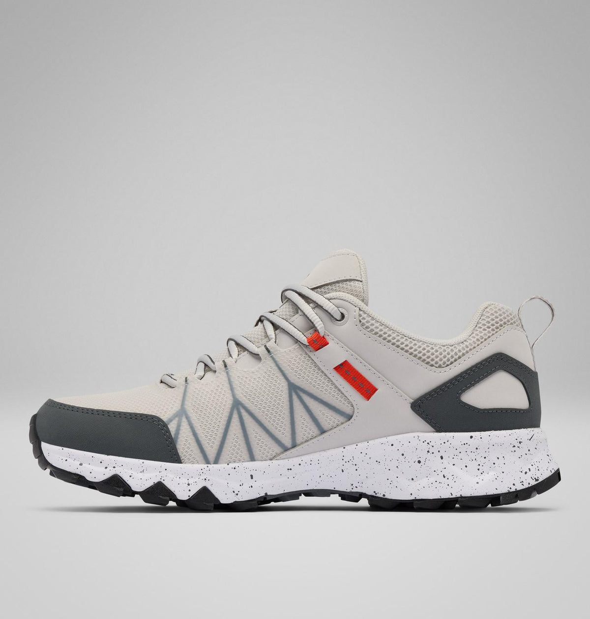 Columbia Peakfreak II OutDry Hiking Shoes Men product view 6 — Moonstone, Red Quartz