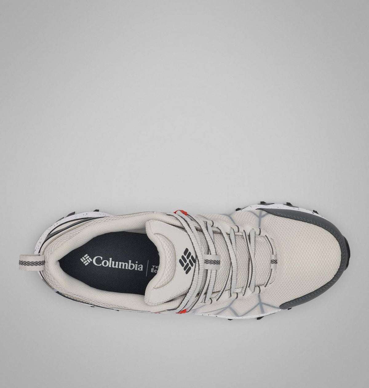Columbia Peakfreak II OutDry Hiking Shoes Men product view 4 — Moonstone, Red Quartz