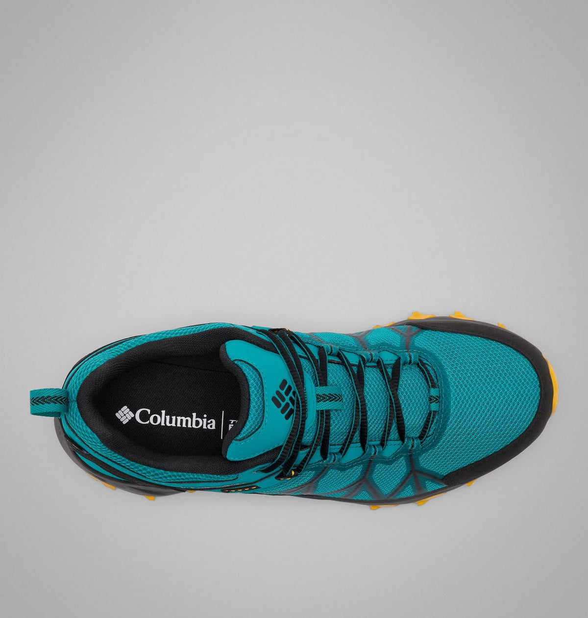 Columbia Peakfreak II OutDry Hiking Shoes Men product view 4 — Teal Chloride, Stinger