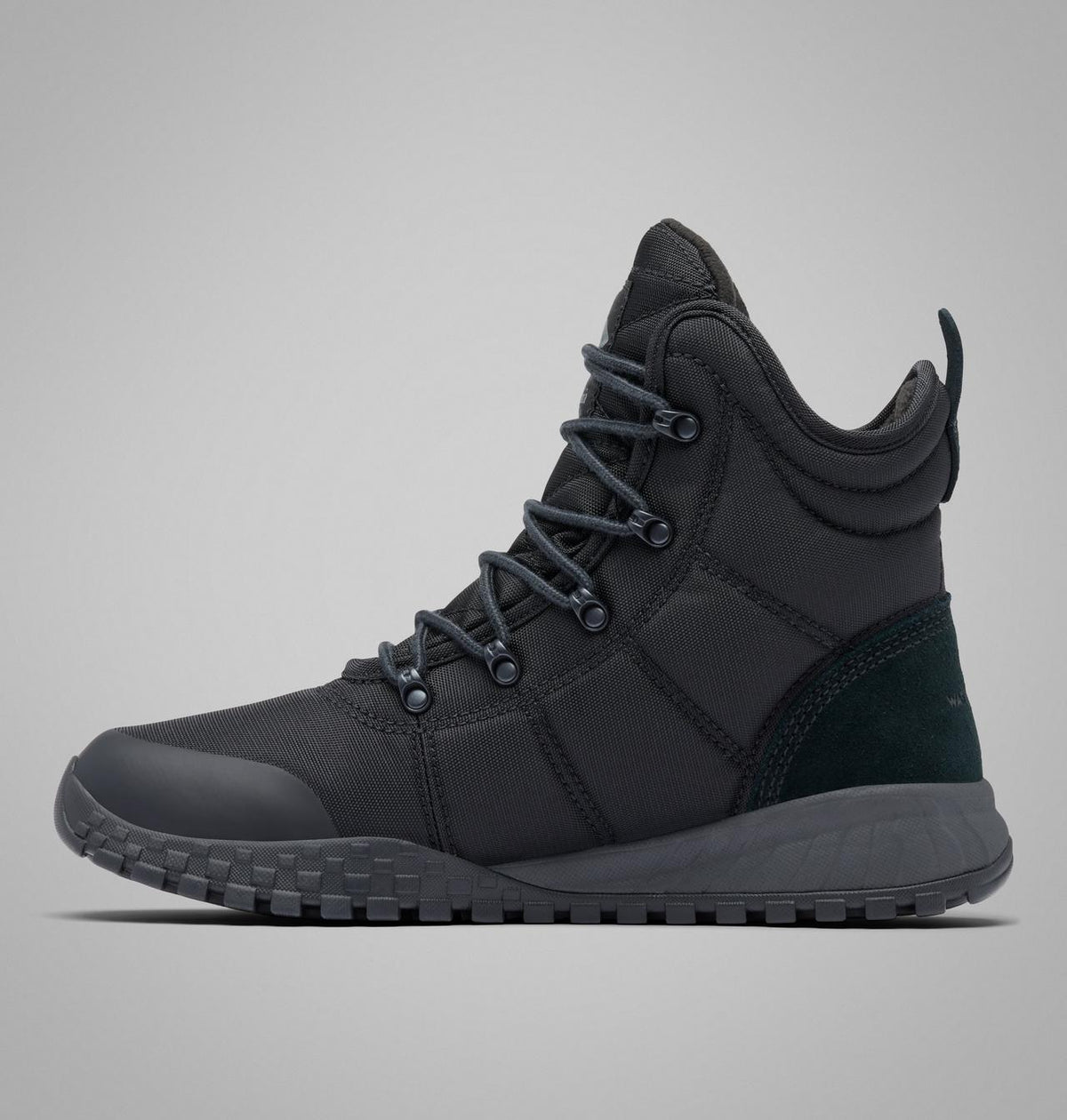 Columbia Fairbanks II Omni-Heat Waterproof Winter Boots Men product view 6 — Black, Titanium II