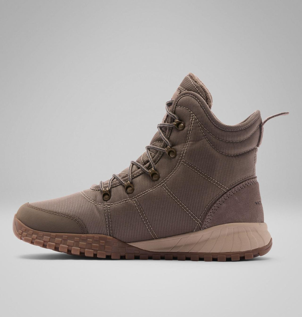 Columbia Fairbanks II Omni-Heat Waterproof Winter Boots Men product view 6 — Wet Sand, Mud