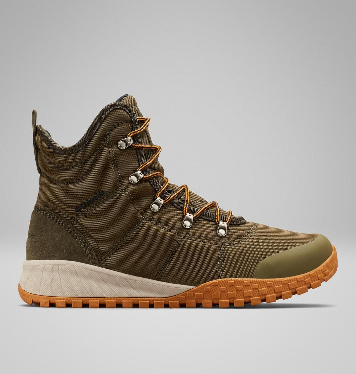 Columbia Fairbanks II Omni-Heat Waterproof Winter Boots Men product view 1 — Nori, Canyon Gold