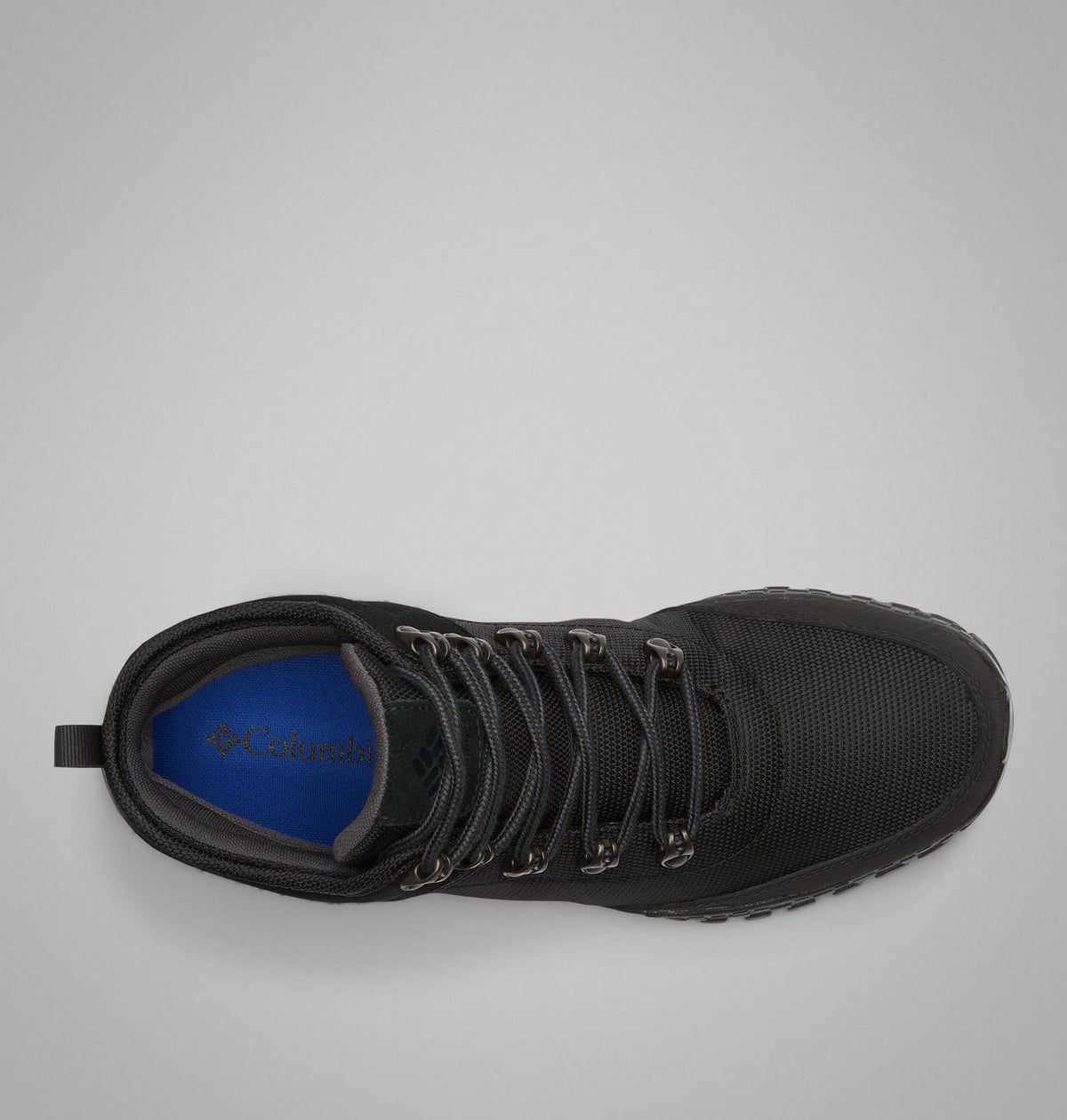 Columbia Fairbanks II Mid Waterproof Hiking Shoes Men product view 5 — Black, Shark