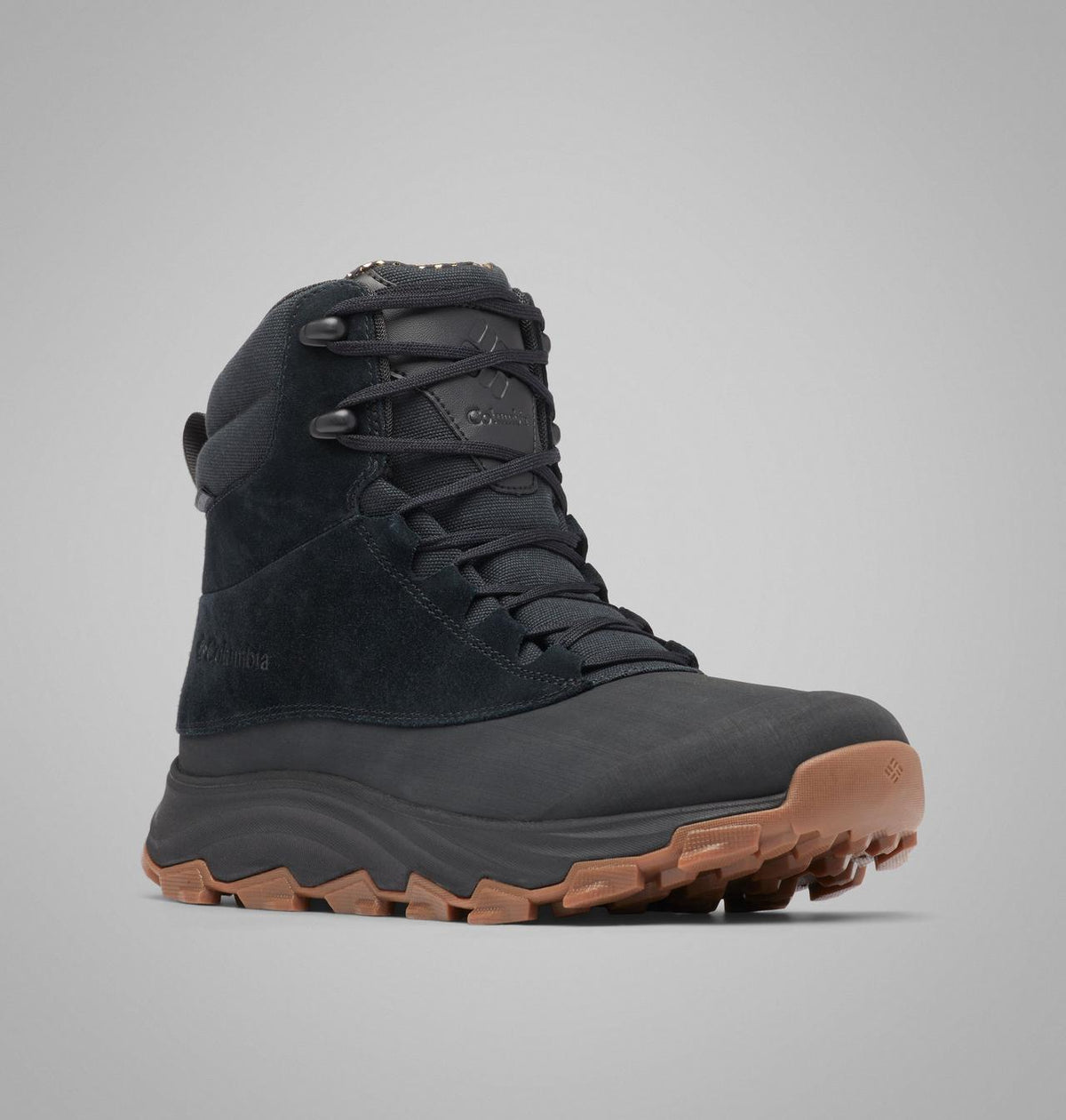 Columbia Expeditionist Shield II Waterproof Winter Boots Men product view 3 — Black, Graphite