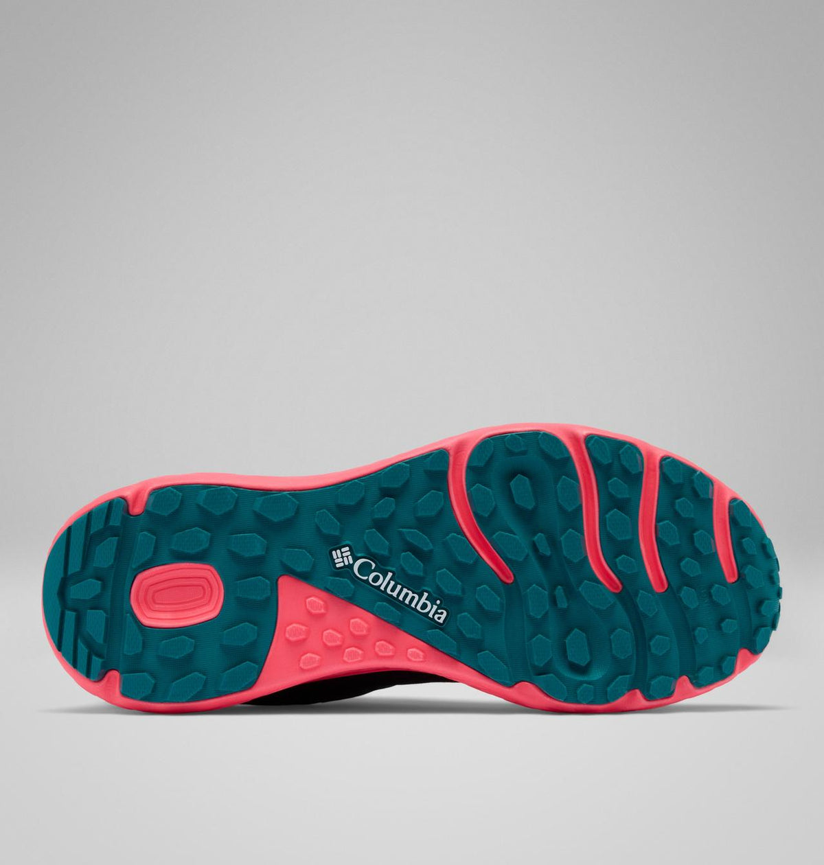 Columbia Konos TRS II OutDry Hiking Shoes Women product view 5 — Black, Neon Sunrise
