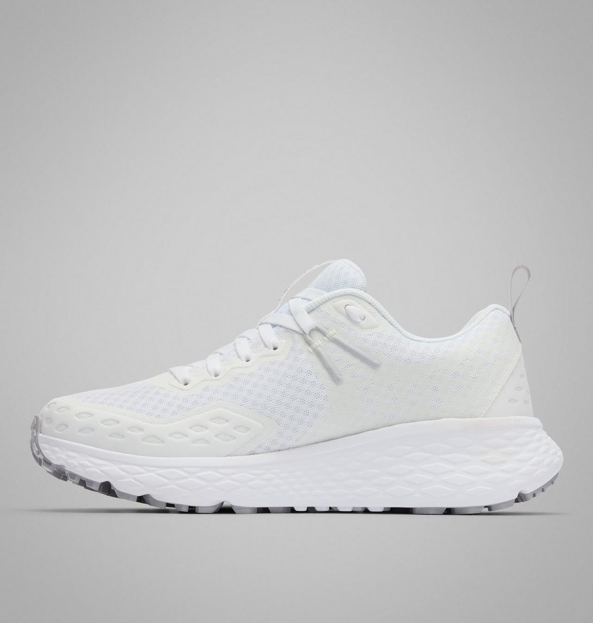 Columbia Konos TRS II OutDry Hiking Shoes Women product view 6 — White, Cumulus Grey