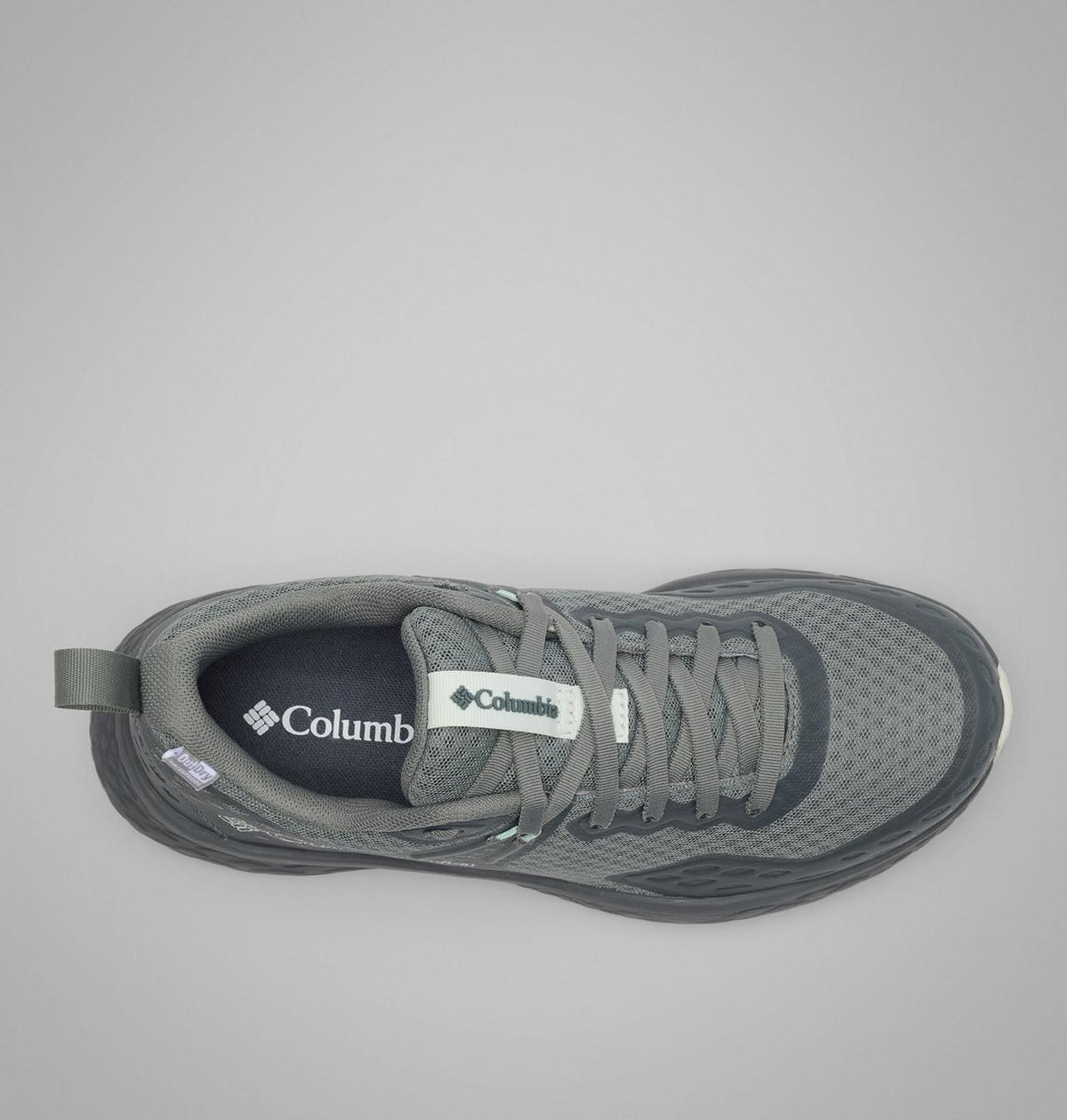 Columbia Konos TRS II OutDry Hiking Shoes Women product view 4 — Sedona Sage, Tea Light