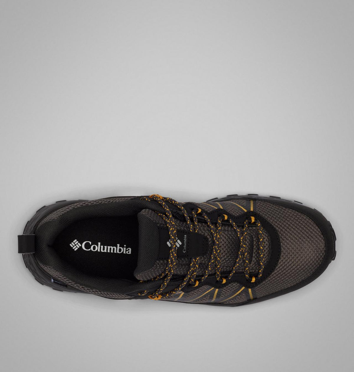 Columbia Peakfreak Rush OutDry Hiking Shoes Men product view 4 — Black, Raw Honey