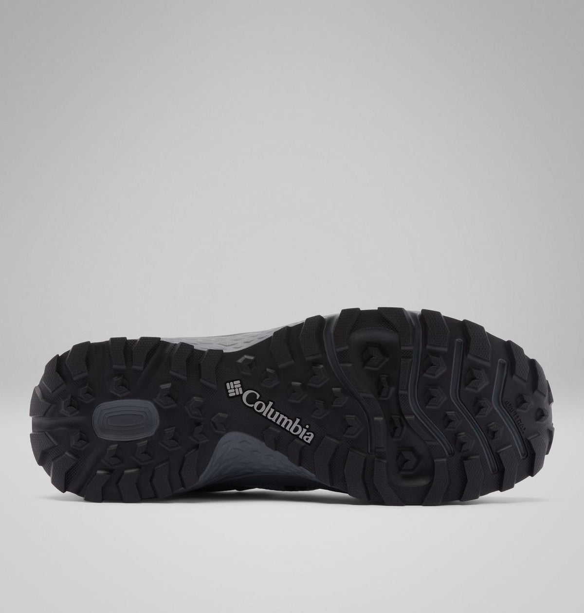 Columbia Peakfreak Rush OutDry Hiking Shoes Men product view 5 — Cinder Grey, Phoenix Blue